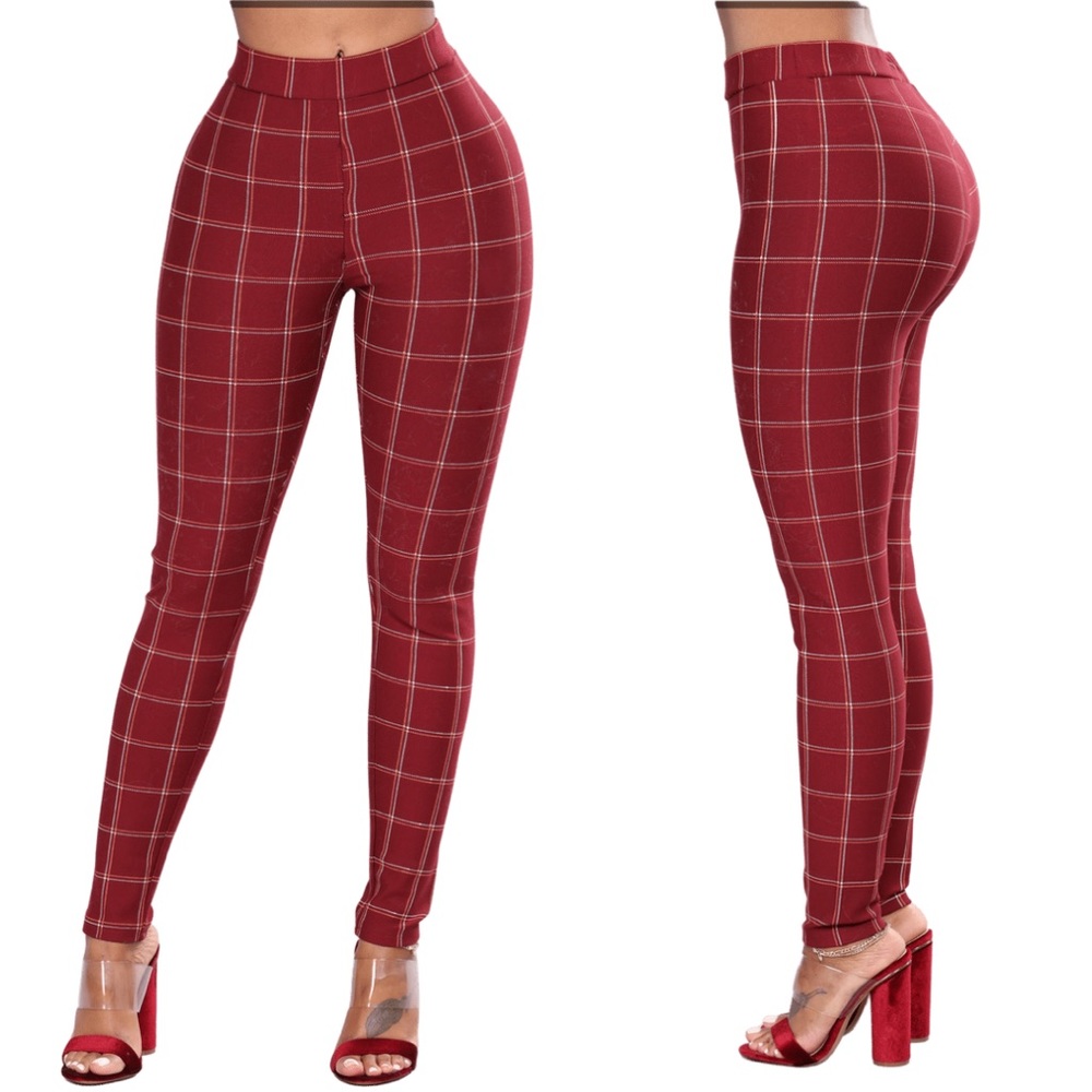 Plaid pants